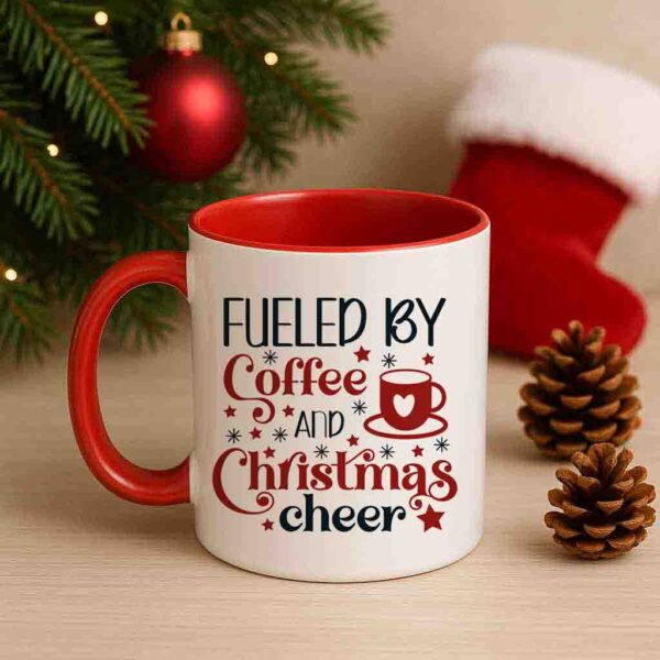 Christmas mug coffee and cheer
