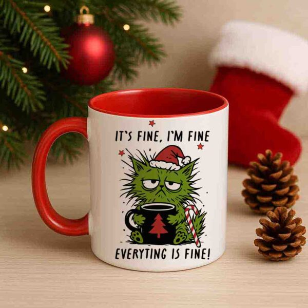 Christmas Mug – It’s Fine Everything is Fine
