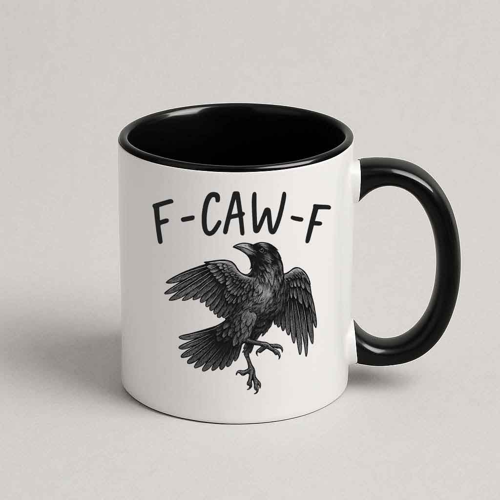 F-CAW-F Crow coffee Mug