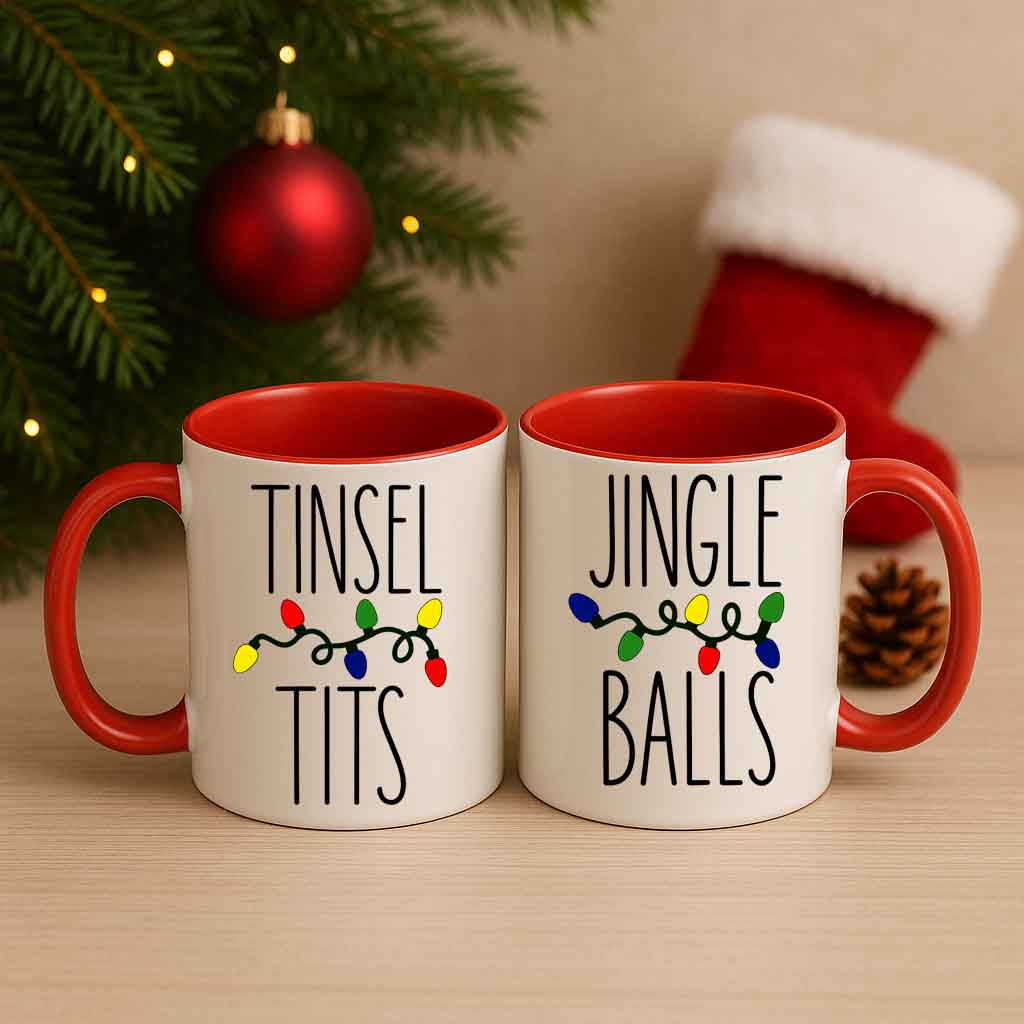 Jingle Balls Christmas mug