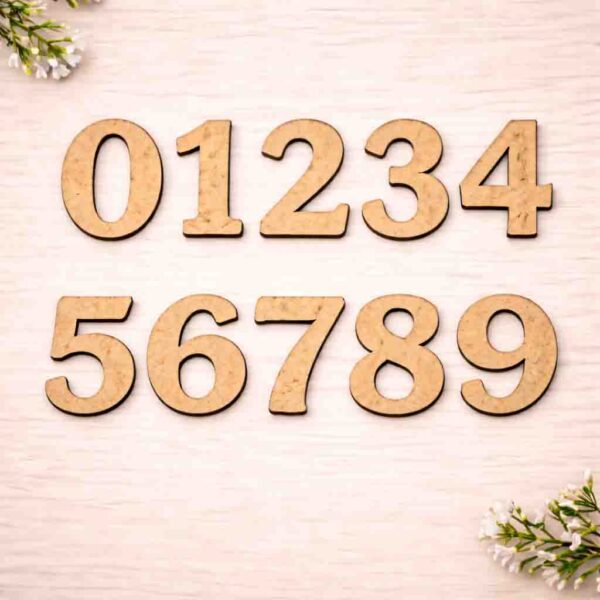 MDF blanks number pack