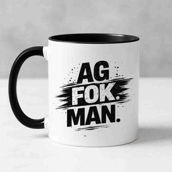 Ag Fok Man Mug – Distressed Edition