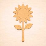 MDF Blank Sunflower