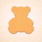 MDF blank teddy bear