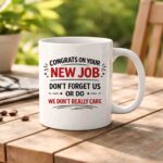 Retirement & Farewell Mug – Congrats on Your New Job