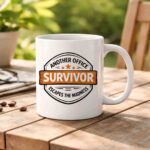 Retirement & Farewell Mug – Another Office Survivor Escapes