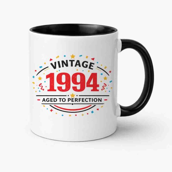 Vintage Aged to Perfection Birthday Mug