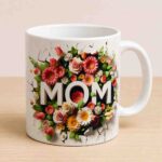 Mom Mug – Floral 3D MOM Coffee Mug