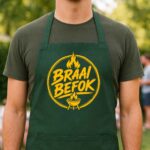 Braai Befok Green Braai Apron