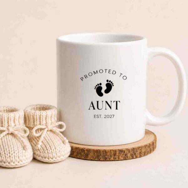 Promoted to Aunt mug