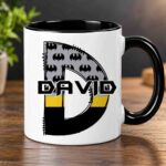 Superhero Initial and name mug Batman