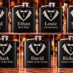 Hip Flasks tuxedo Wedding