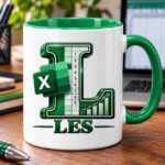 Excel name and initial mug