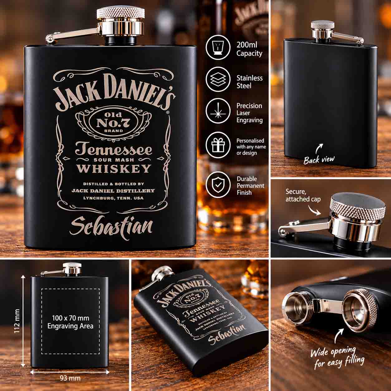 Personalised Hip Flask