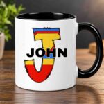 Superhero Initial and name mug Superman