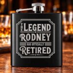 Personalised Retirement Hip Flask