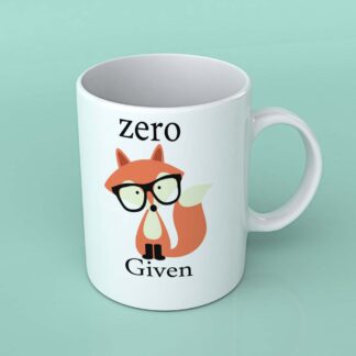 Zero fox given coffee mug