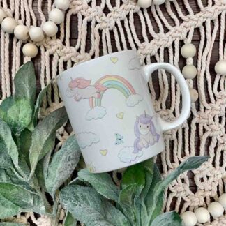 Unicorn pattern coffee mug