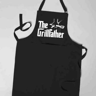The Grill father Black apron