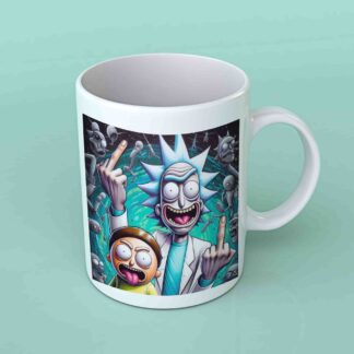 Rick and Morty 2 Middle finger mug
